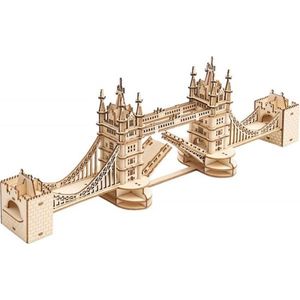 Puzzle 3D - Tower Bridge, 113 piese | Robotime imagine
