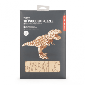 Puzzle 3D - T-Rex | Kikkerland imagine