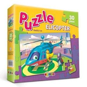 Puzzle 30 piese - Elicopter | Dorinta imagine