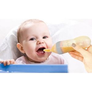 Lingurita cu rezervor pentru bebelusi BabyJem 90 ml Gri imagine