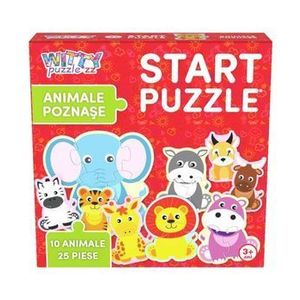 Puzzle Witty Puzzlezz Start - Animale poznase, 25 piese imagine