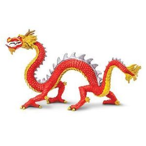Figurina Dragonul Chinezesc cu Coarne imagine
