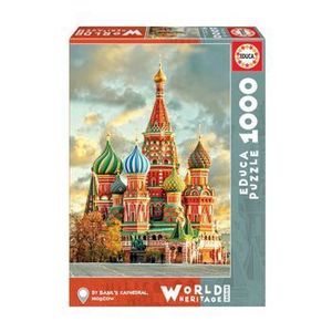 Puzzle St Basil's Cathedral, Moscow, 1000 piese imagine
