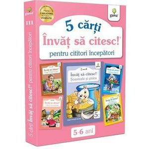 Pachet Invat sa citesc! 5 carti pentru cititori incepatori. 5-6 ani - *** imagine