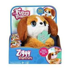 Jucarie de plus interactiva Fuzzy Friend - Ziggy the Snuggling Puppy imagine