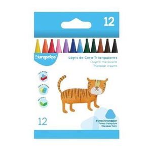 Creioane colorate pastel, 12 culori imagine