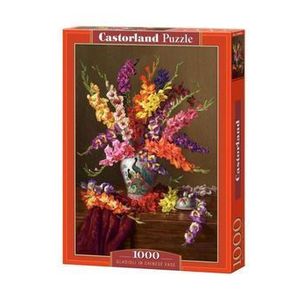 Puzzle Gladioli in Chinese Vase, 1000 piese imagine