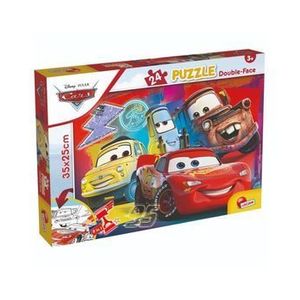 Puzzle Lisciani - Disney Cars, 2 in 1 M-Plus, 24 piese imagine