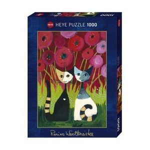Puzzle Heye - Poppy Canopy, 1000 piese (produs cu ambalaj deteriorat) imagine