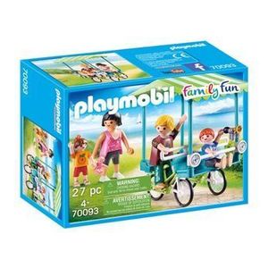 Set figurine Playmobil Family Fun Camping - Bicicleta de familie (produs cu ambalaj deteriorat) imagine