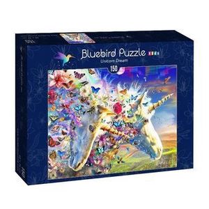 Puzzle Bluebird - Unicorn Dream, 150 piese (produs cu ambalaj deteriorat) imagine