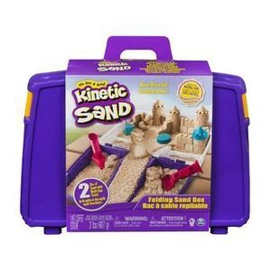 Cutie Spin Master - Kinetic Sand, cu accesorii si maner (produs cu ambalaj deteriorat) imagine