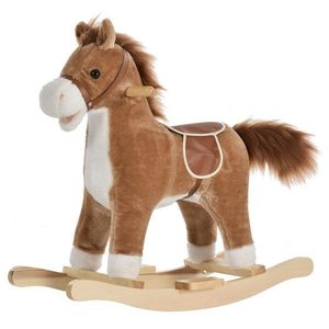 HOMCOM Balansoar in forma de cal, balansoar pentru copii, jucarii pentru copii | AOSOM RO imagine