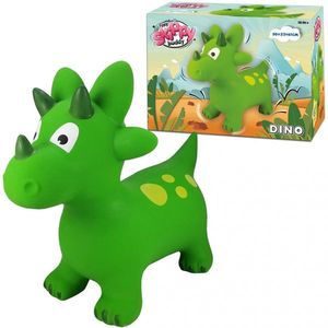 Dinozaur gonflabil de sarit pentru copii Skkippy Buddy verde 50 cm imagine