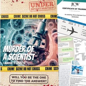 Joc - Murder of a Scientist | Cardly imagine
