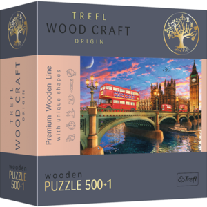 Puzzle din lemn - Palace of Westminster, Big Ben, London | Trefl imagine