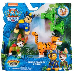Set figurine, Paw Patrol, Jungle Pups, Chase, Tracker and Tiger imagine