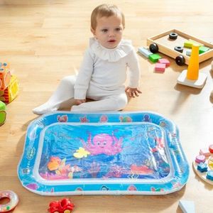 Saltea senzoriala cu apa pentru bebelusi Wabbly, InnovaGoods, 64x50 cm, multicolor imagine