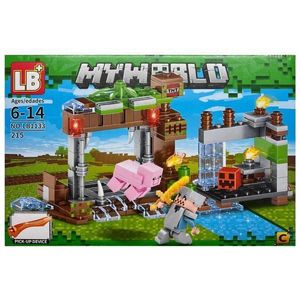 Set de constructie 4 in 1 Minecraft LB My World, 215 piese imagine