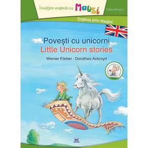 Carte Povesti cu unicorni - Bilingv + Joc Domino pentru copii, Editura DPH imagine
