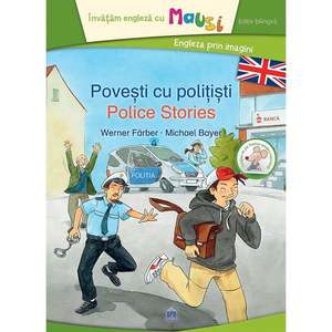 Carte Povesti cu politisti - Bilingv + Joc Domino, Editura DPH imagine
