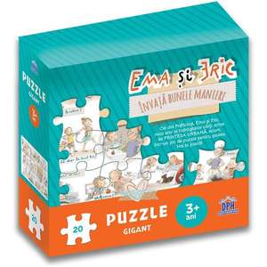 Editura DPH, Emma si Eric invata bunele maniere - puzzle gigant imagine