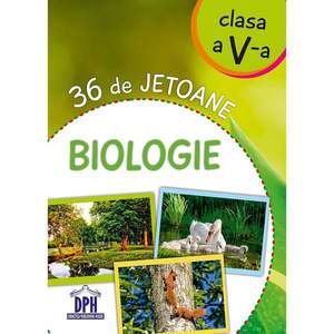 Editura DPH, Biologie - 36 de jetoane - clasa a V-a imagine