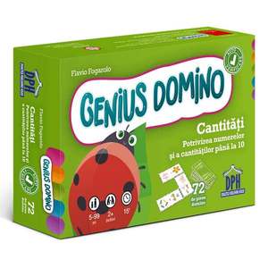 Editura DPH, Genius Domino - Multimi si numere de la 1 la 10 imagine