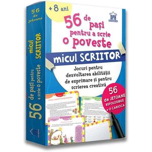 Editura DPH - 56 de pasi pentru a scrie o poveste - Micutul scriitor, Adriana Mitu imagine