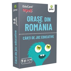 Editura Gama, Carti de joc educative Expert, Orase din Romania imagine