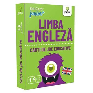 Editura Gama, Carti de joc educative Junior Plus, Limba engleza imagine
