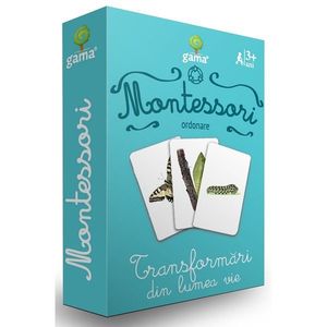 Editura Gama, Carti de joc educative Montessori Seria 3, Transformari din lumea vie imagine