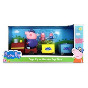Set figurine Peppa Pig, Trenuletul lui Grandpa Pig imagine