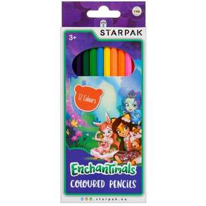 Creioane colorate Starpak, Enchantimals, 12 buc imagine