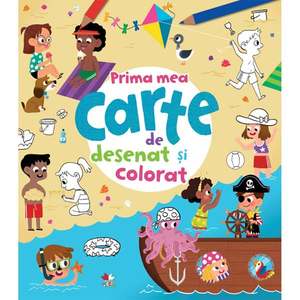 Carte Editura Litera, Prima mea carte de desenat si colorat imagine