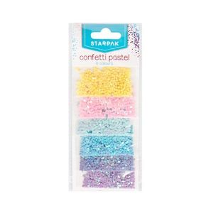 Confetti, Starpak, 6 culori pastel imagine