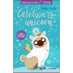 Carte cu povesti, Bella Swift, Catelusa care isi dorea sa fie unicorn imagine