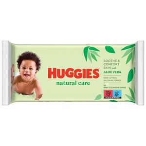 Servetele umede Huggies Wipes Natural Care, 56 buc imagine