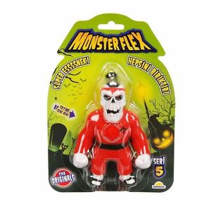 Figurina Monster Flex, Monstrulet care se intinde, S5, Karate Skull imagine