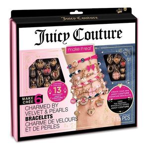 Set de bratari si bijuterii Juicy Couture Charmed By Velvet and Pearls, Make It Real imagine