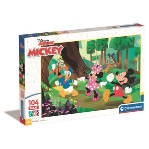 Puzzle Clementoni Maxi, Disney Mickey Mouse, 104 piese imagine