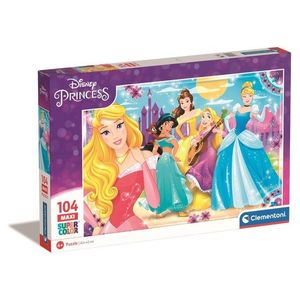 Puzzle Clementoni Maxi, Disney Princess, 104 piese imagine