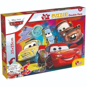 Puzzle 2 in 1 Lisciani Disney Cars, M-Plus, 24 piese imagine