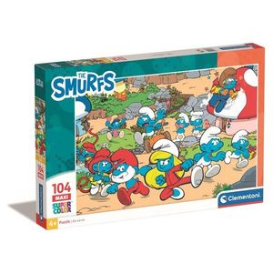 Puzzle Clementoni, Maxi, The Smurfs, 104 piese imagine