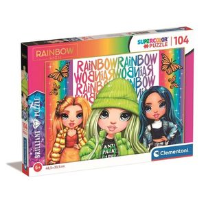 Puzzle Clementoni, Rainbow High Brilliant, 104 piese imagine