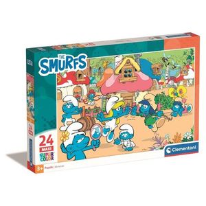 Puzzle Clementoni, Maxi, The Smurfs, 24 piese imagine