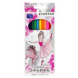 Set creioane colorate Starpak, Balerina, 12 culori imagine