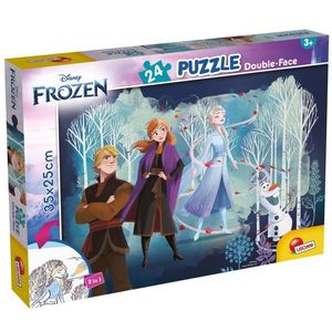 Puzzle 2 in 1 Lisciani, Frozen, 24 piese imagine