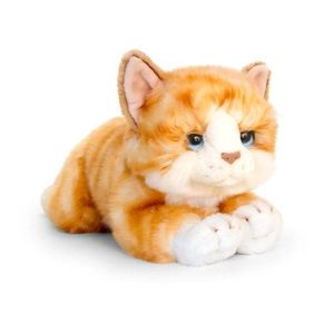 Jucarie de plus Keel Toys, Pisica ginger, 25 cm imagine