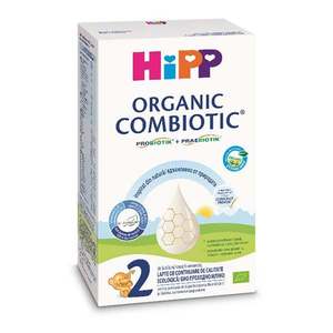 Lapte praf de continuare Organic Combiotic Hipp 2, 300 g imagine